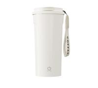 Taza de café autoagitadora, 400 ml, vaso eléctrico con pajita