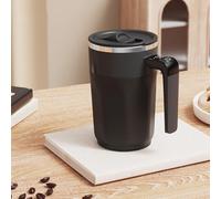 Taza De Café Automática Con Agitación Automática | Taza Autoagitadora Con Indicador De Temperatura | Vaso Mezclador Recargable Con Tapa | Vaso Mezclador Eléctrico Portátil Para Café,leche,cacao,400 Ml