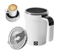 Taza De Café Automezclante | Taza Automezclante Para Bebidas Calientes,Mezclador Eléctrico Recargable con Indicador de Temperatura para Viajes, Camping, Restaurantes, Negocios, Leche y Hogar
