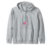 Taza de café blanca línea arte amor mujeres hombres corazón camiseta regalo Sudadera con Capucha