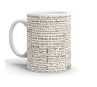 Taza De Café Colección Insultos De Figuras Edición Revisada Resistente Taza Te Con Asa Mug Coffee Para Recuerdos Familiare Leche