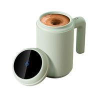 Taza de café con agitación automática, taza eléctrica de mezcla automática, diseño portátil con agitador que funciona con botón, perfecta para mezclar café, té, cacao caliente, bebidas de proteínas