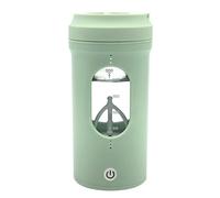 Taza de café con agitación magnética automática, 300 ml, con tapa, funciona con pilas, para café, leche, té, chocolate caliente (no incluye 2 pilas AAA)