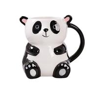 Taza De Café Con Animales Panda - Taza De Leche Ďe Cerámica Panda Đe 500 Ml, Ţaza D́e Cerámica Ṕanda Para Cacao | Ťaza P̀anda D̄e Dé Vino Para Cocina, Cafetería, Restaurante, Hogar, Navidad, Cump