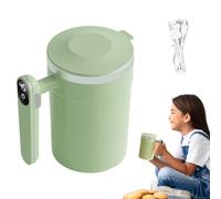 Taza De Café Con Automezclado, Taza Automática Magnética de Autorevoldeo 400 Ml, Eléctrica Mezcladora Chocolate Caliente Con Pantalla LCD De Temperatura, para Oficina Bebidas Té Latte Chocolate