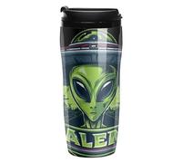 Taza de café con diseño de Aliens and Ship con tapa de 250 a 350 ml