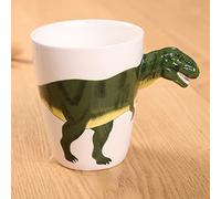 Taza de café con diseño de dinosaurio 3D, 420 ml divertida taza de café de cerámica con animales, regalo para cumpleaños, Navidad, Acción de Gracias, Día del Padre, Día de la Madre (Dinosaurio 01)