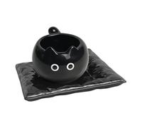 Taza De Café Con Diseño De Gato Siamés - Juego De Taza Y Platillo De Cerámica De 210 Ml | Linda Тaza De Té Para Gatos, Novedosa Тaza De Café, Regalo Para Niñas, Amantes De Los Gatos, Uso En El Hogar Y
