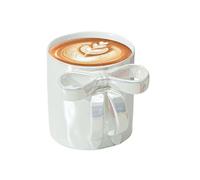 Taza de café con - encantadora taza de cinta, taza de cerámica moderna segura para lavavajillas | Taza con asa de, taza de café con tejida a mano, bebida multiusos para bebidas