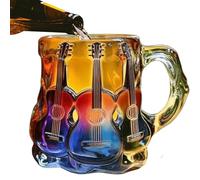 Taza De Café Con Guitarra: Taza De Guitarra Con Motivo En 3D, Con Ambiente De Oficina, Entusiastas De La Música, Concepción Creativa, Colección Funcional, Tazas Como Accesorio Para El Hogar Y