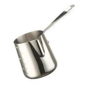 Taza De Café Con Leche Largo Jarra Para Espumar Leche Acero Inoxidable Jarra Para Derretir Taza Café Espesa Boquilla