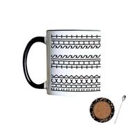 Taza de café con mensaje oculto, divertidas tazas de té de cerámica, regalos para amantes del café, cuchara de café y posavasos gratis para mujeres, hombres, regalos divertidos de oficina para