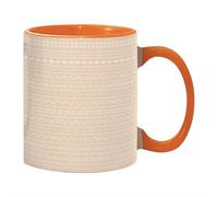 Taza de café con mensaje oculto, negro, azul, rosa, rojo, naranja, cinco colores, taza de cerámica con líneas tribales mínimas, regalo único de humor para escritorio de oficina