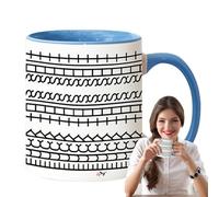 Taza de café con mensaje oculto, taza de café con mensaje oculto, divertidas tazas de cerámica, novedosas tazas de café de cerámica con mensajes ocultos, regalo para el trabajo, amigo, compañero de