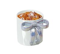 Taza de café con molienda | Elegante taza con asa ergonómica | Utensilios de cocina de gran volumen elegante decoración para el hogar