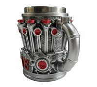 Taza de café con motor - 350 ml para decoración de sala de estar - Taza de café con motor de coche | para papá, marido, padre, novio, él, hombres, amantes de los coches, mecánicos y abuelo