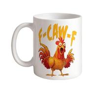 Taza de café con pollo - Taza para beber con estampado de gallo | Vasos de granja de 350 ml | Módulo detaza de cerámica con estampado de animales, divertido de bebidas para niños, amigas, mam