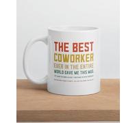 Taza de café con texto en inglés "Coworker Leaving", taza de café divertida de 11 onzas, taza de café novedosa, taza de cerámica I18