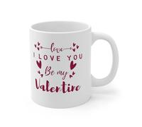 Taza de café con texto en inglés "I Love You", taza de café divertida de 325 ml, taza de cerámica novedosa, D07