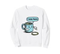 Taza de café con Texto en inglés I Was Here Sudadera