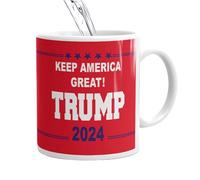 Taza de café con texto en inglés "is my president" | Tazas políticas de cerámica, republicano para conservadores, regalo novedoso para hombres