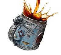 Taza de café de acero inoxidable, jarras de cerveza con asas,Taza de la máquina del Renacimiento medieval Steampunk | Taza de té retro, taza de agua retro para madre, padre, amigos