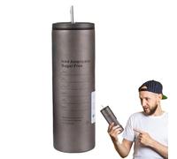 Taza de café de acero inoxidable, taza de viaje para botella de agua de acero inoxidable | Vasos para niños a prueba de fugas - Tazas de acero inoxidable, tazas de metal,