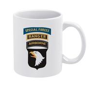 Taza De Café De Cerámica 101E Division Aéroportée, Forces Spéciales Resistente Taza Divertido Mug Para Amiga Familiare Recuerdos