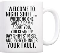 Taza De Café De Cerámica Bienvenue Dans Le Quart De Nuit Divertido Taza Te Minimalista Tazas De Desayuno Para Familiare Recuerdos Decorar