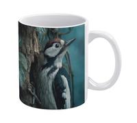 Taza de café de cerámica con estampado de Guardian at The Hollow, 325 ml, apta para microondas y lavavajillas. Ideal como regalo para Navidad, cumpleaños, San Valentín o inauguración de la casa.