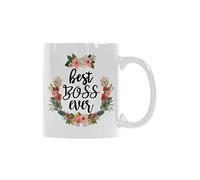 Taza de café de cerámica de 325 ml, taza de té, color blanco, taza de mejor profesor para profesor, regalo de cumpleaños de Navidad