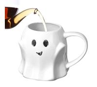 Taza de café de cerámica de Halloween - Copa de leche creativa Ghostface | Taza para té, leche, regalos únicos para amigos, familia, colegas del dormitorio de la escuela de oficinas en casa