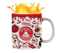Taza de café de cerámica de Halloween | Taza espeluznante de Halloween para café, tazas de cerámica fantasma para whisky, , vino, agua, sopa, cerveza
