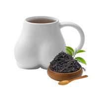 Taza de café de cerámica divertida de 300 ml con diseño en forma de glúteos | Taza de té única, taza de nalgas para café, leche, | Taza blanca para el hogar, la oficina, regalo y hu