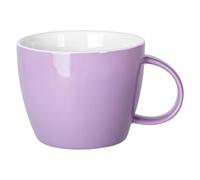 Taza de café de cerámica extra grande, taza de sopa jumbo, porcelana de 30 onzas (900 ml), taza de café púrpura lavanda, taza de té grande de boca ancha, ideal para espresso, café con leche y leche,