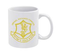 Taza De Café De Cerámica Forces Spéciales De Tsahal Con Asa Taza Te Divertido Mug Para Decorar Leche Familiare