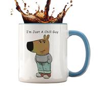 Taza de café de cerámica genérica | Dog Pattern Coffee Water Cup | Large Tea And Coffee Cup, Ceramic Tea Cofffee Cup For Water, Juice, Beer, Soup, Wine, Whiskey