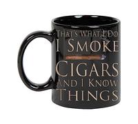Taza De Café De Cerámica Je Fume Des Cigares Et Je Sais Une Chose Vintage Taza Te Con Asa Tazas De Desayuno Para Té Oficina Recuerdos