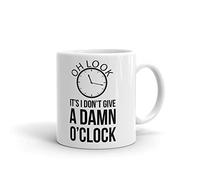Taza De Café De Cerámica Oh, Mira, Es La Hora De La Jubilación, Me Importa Un Bledo, Divertida Con Asa Taza Café Resistente Mug Para Espresso Decorar Familiare