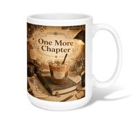 Taza de café de cerámica para café, lámpara literaria vintage de libro, taza de té con asa, ideal para amistad, familia, colegas, profesores, novios, personal, 15 onzas
