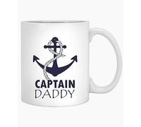 Taza De Café De Cerámica Père Et Fille Assortis Capitaine Papa Premier Officier Con Asa Taza Diseño Mug Coffee Para Té Leche Decorar