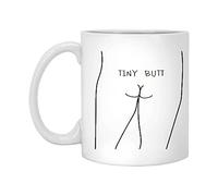 Taza De Café De Cerámica Petit Cul Blanc Petit Cul Resistente Taza De Café Divertido Taza De Porcelana Para Decorar Té Familiare