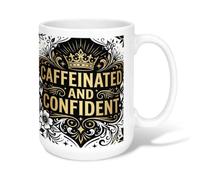 Taza de café de cerámica real, clásico, elegante, diseño de estrellas, no negro, novedad, para oficina, con asa, ideal para amistad, familia, colegas, profesores, personal de amor, 15 onzas