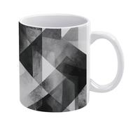 Taza de café de cerámica, resistente, de 325 ml, con diseño impreso de poesía en escala de grises. Ideal como regalo para hombres, mujeres, mamás, papás, aniversarios y bodas. Perfecta para el hogar