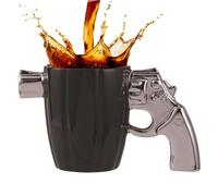 Taza de café de cerámica - Taza de cerámica única con asa para café y té, diseño 3D, taza de leche para cocina, fiesta, regalos, uso diario, bebidas para niños y adultos, caliente