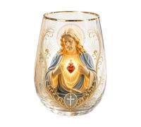 Taza de café de de fe cristiana de edición limitada, de 14 onzas, , religiosa, vaso de vidrio para café, té, regalo de uso diario