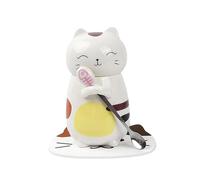 Taza de Café de Gato 3D, 400 ml Taza de Té de Cerámica, Tazas de Cappuccino con Forma de Gato Estéreo Kawaii, Bonitas Kitty Tazas de Leche/Desayuno, Linda Tazas de Espresso con Posavasos y Cuchara