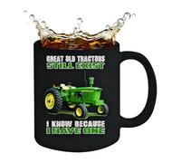 Taza de café de granja, diseño de tractor, taza de bebida, adecuada para mujeres y hombres para usar en la cocina mientras viaja por la mañana en el trabajo en pausa al estudiar por la noche y
