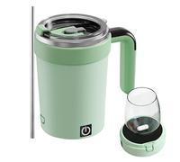 Taza de café de mezcla automática genérica | Contenedor de leche de 380 ml con pantalla de temperatura - Taza eléctrica automezcladora para leche, ideal para estudiantes