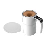 Taza de café de mezcla automática - Pantalla de temperatura recargable inteligente portátil automática | Taza mezcladora rotativa para bebidas | para leche, cacao, té, chocolate caliente y